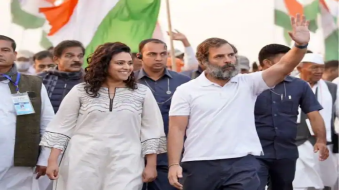 Swara Bhasker With Rahul Gandhi