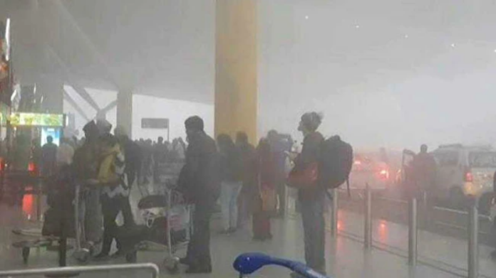 Delhi Airport Fog