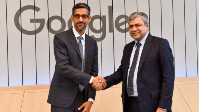Ashwini Vaishnav met Google CEO