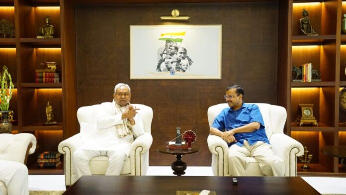 CM Nitish Met Kejriwal