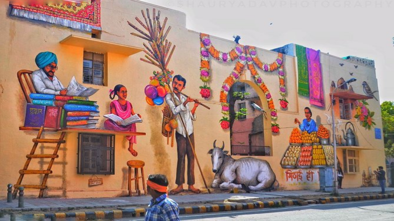 Delhi Street Art: इंजीनियरिंग छोड़ USA से आए शख्स ने दिल्ली के स्ट्रीट को अपने आर्ट से बनाया बेहद खूबसूरत, जानें उस शक्स की पुरी जानकारी 