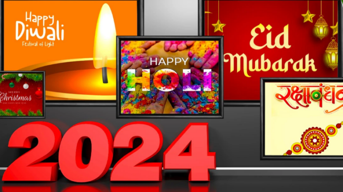 Calendar 2024: Know the dates of fasts and festivals of the year 2024, from Holi to Diwali and Chhath Puja.