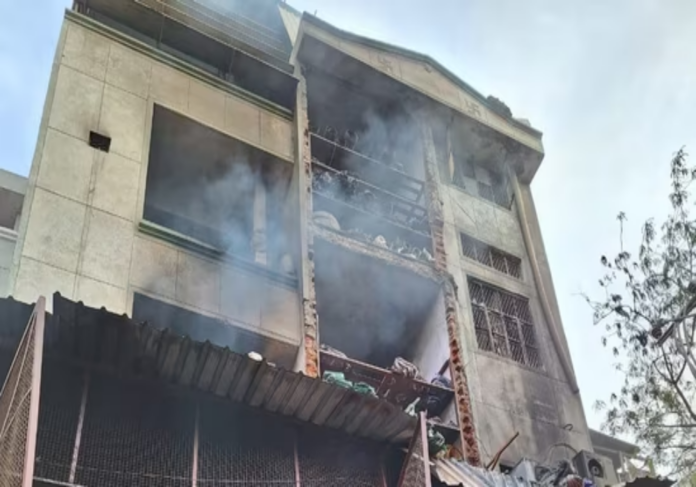 Fire in Narela Factory