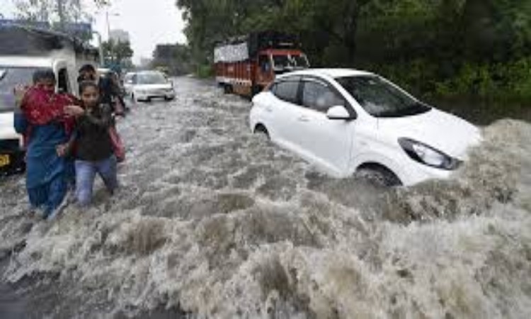 Delhi Rains: कई जगहों पर जलभराव के बीच ट्रैफिक अलर्ट जारी, जानें मौसम का अपडेट